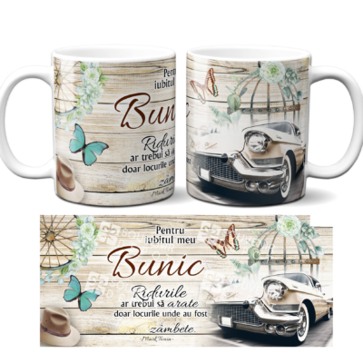 Cana personalizata cu dedicatie-Bunic